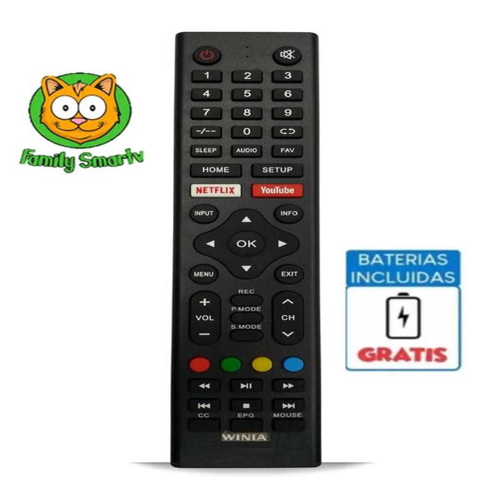 Control Remoto TV Winia HD Smart 2024 + Pilas