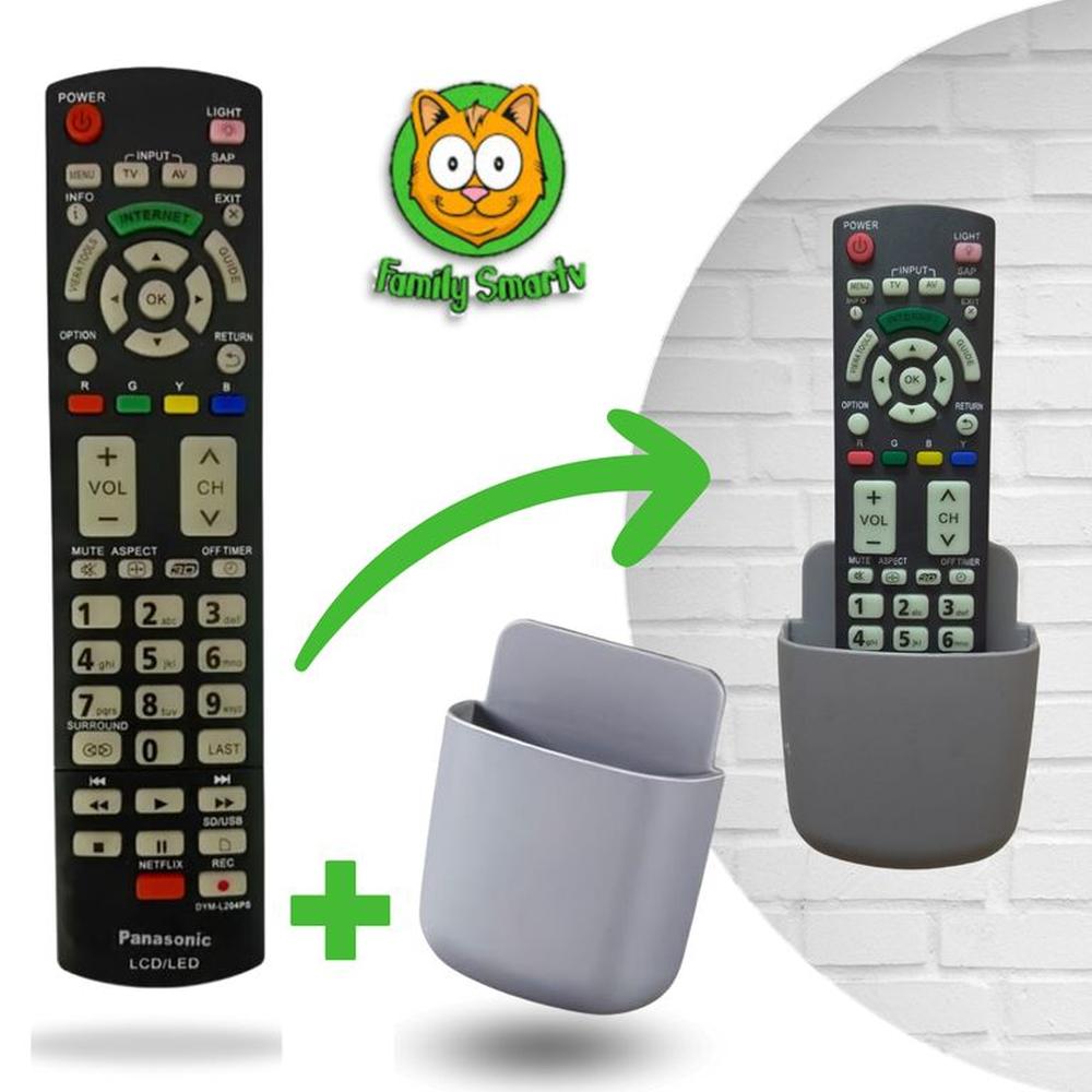 Control Remoto Generico Panasonic para Tv Smart 3D + Soporte Griis