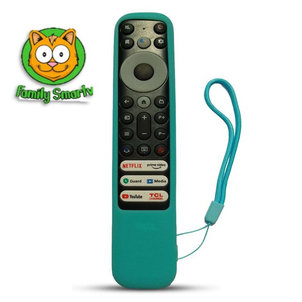 Funda de silicona para Control remoto Tcl Rc902v Turquesa
