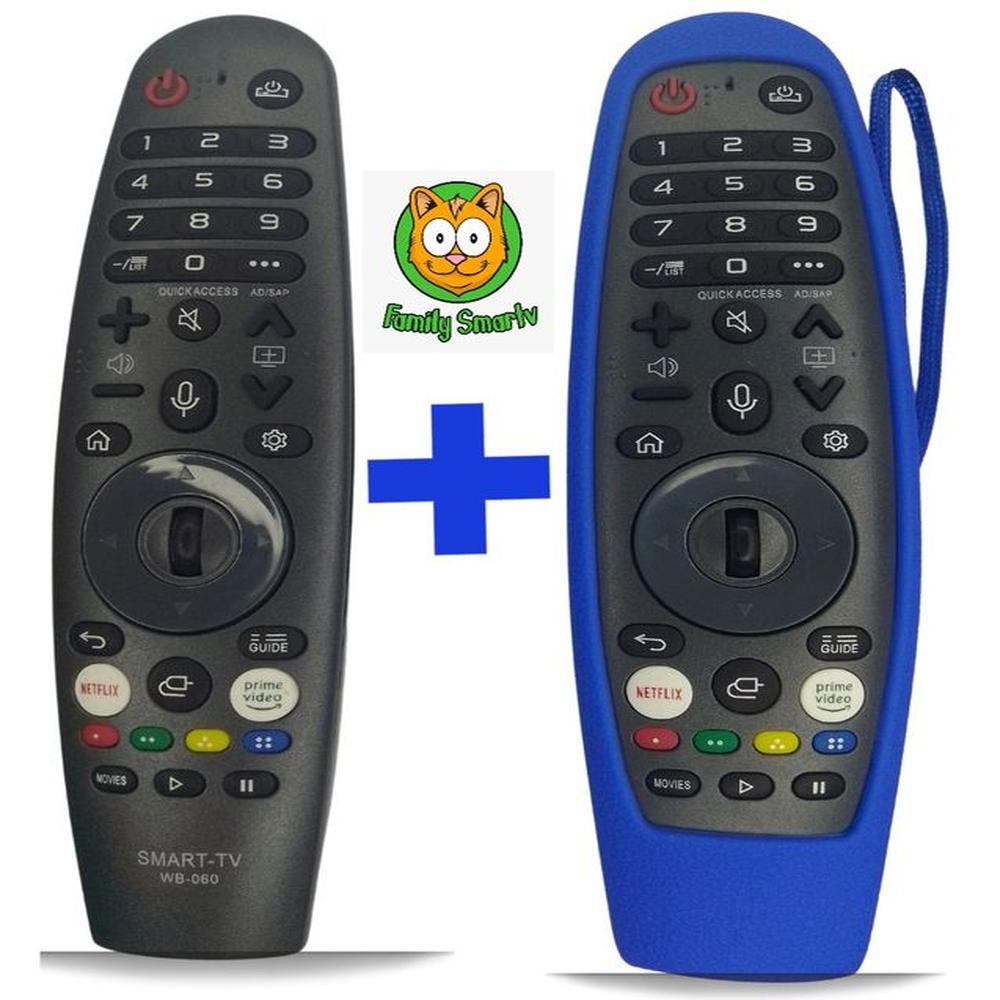 Control Magic Universal para Tv BGH Webos + Funda Azul