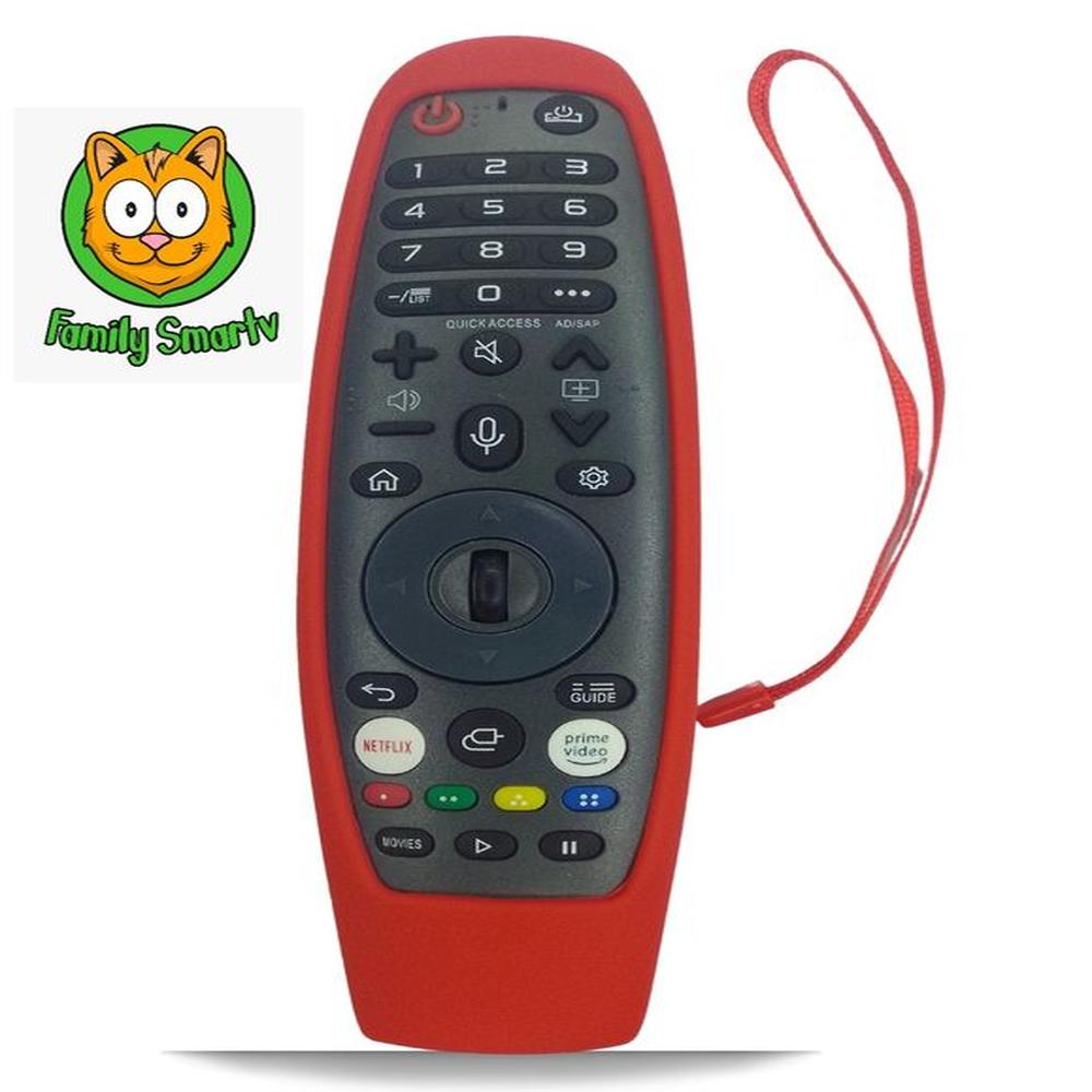 Funda para Control Magic Universal para Tv BGH Webos Rojo
