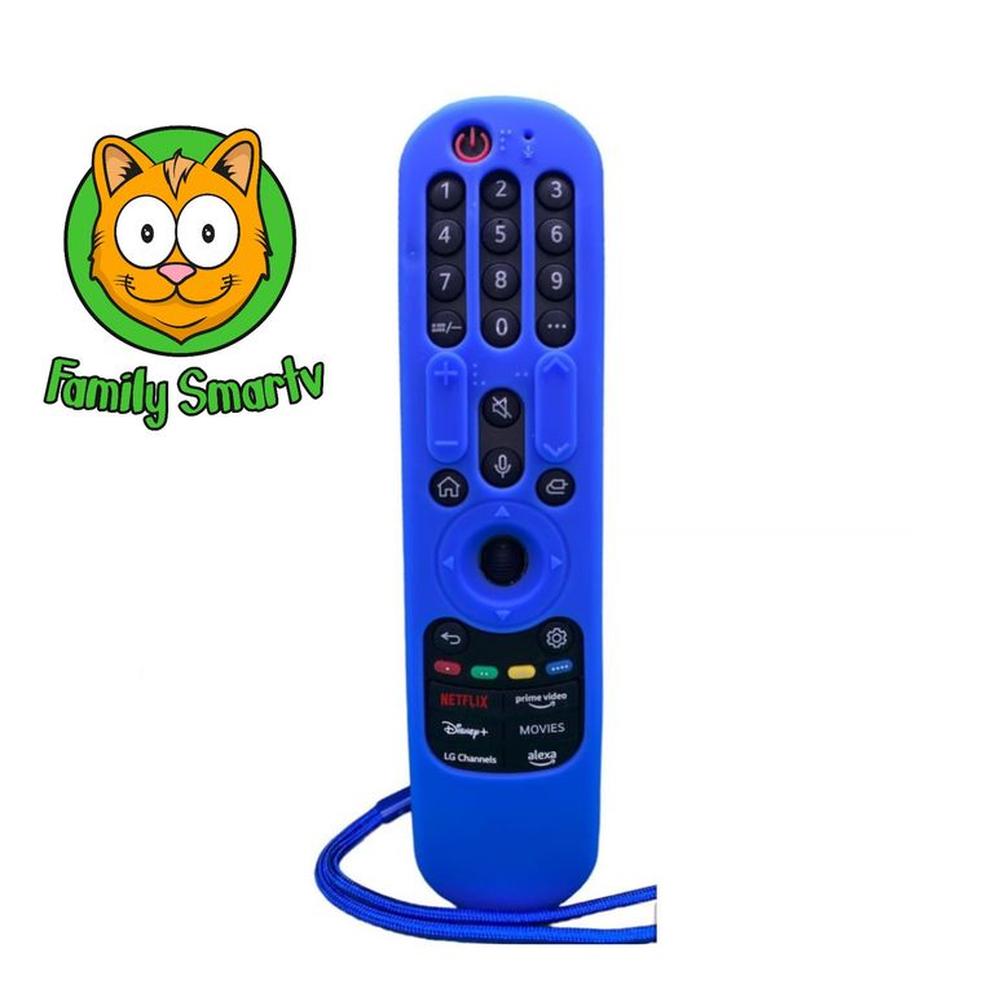 Funda Control LG Magic Mr24 Forro Protector Anticaída Azul