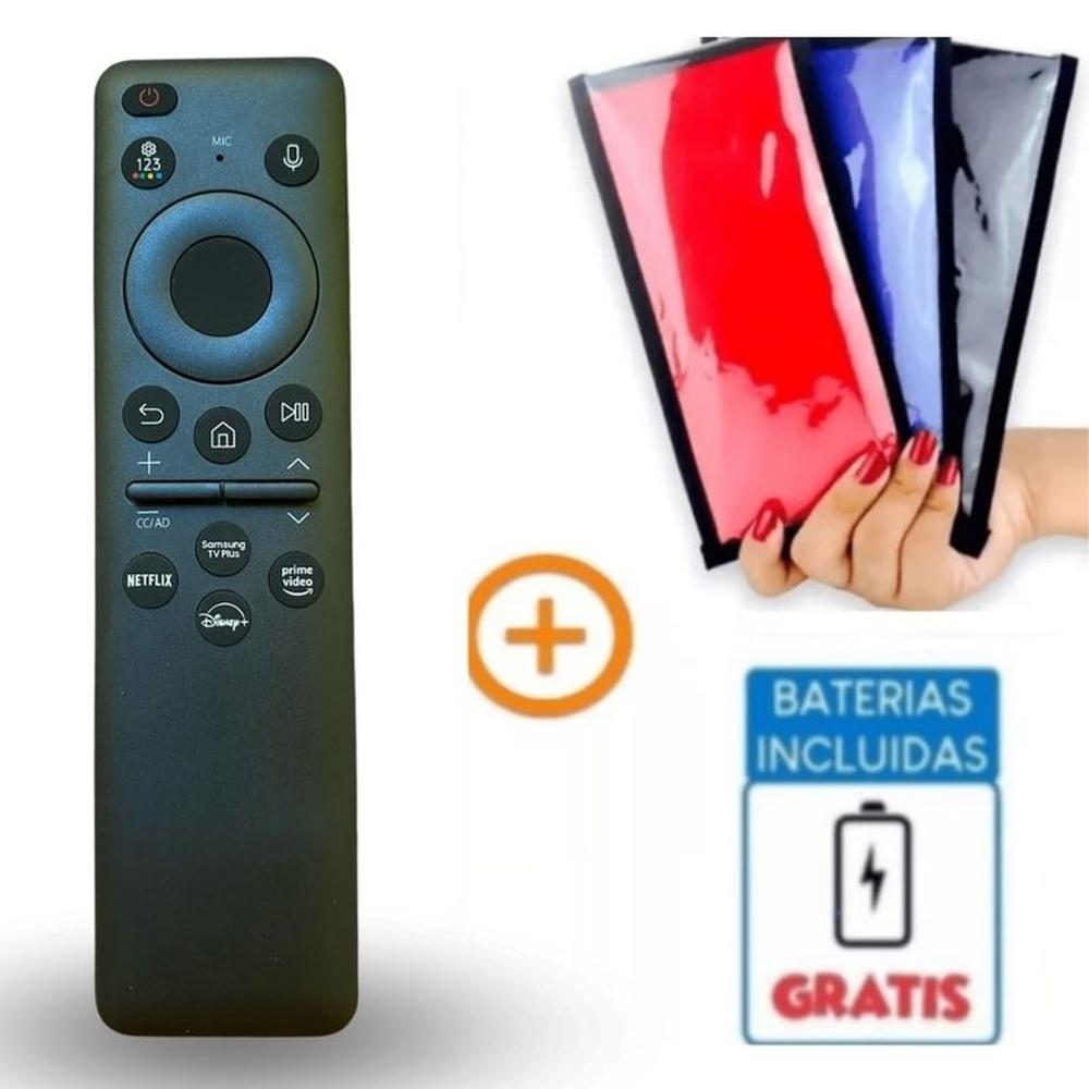 Control Remoto Genérico Samsung Con VOZ Año 2023 + Funda