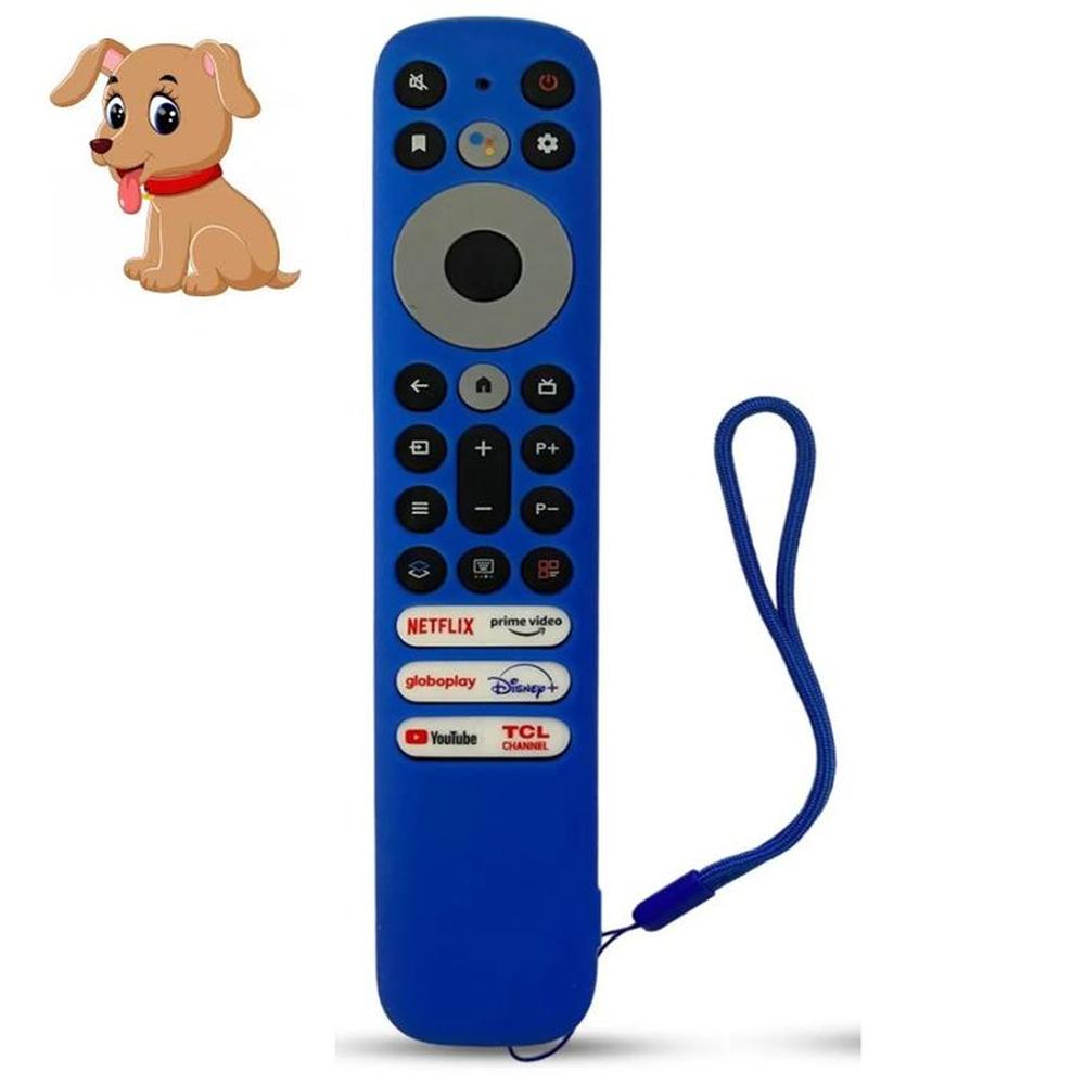 Funda de Silicona Cerrada para Control Remoto TCL RC902V - Azul