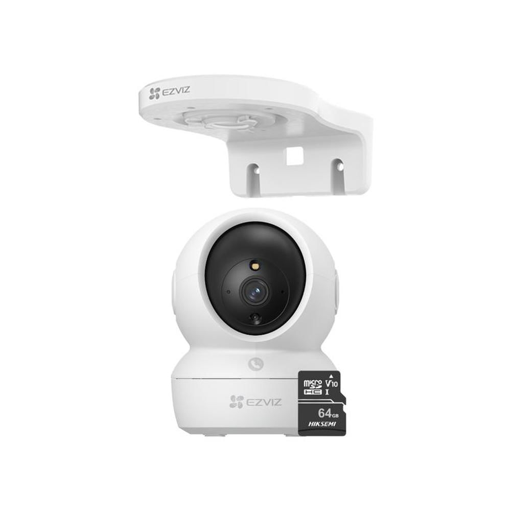 Cámara de seguridad H6C Full HD + Soporte de montaje en pared + 64GB - Ezviz