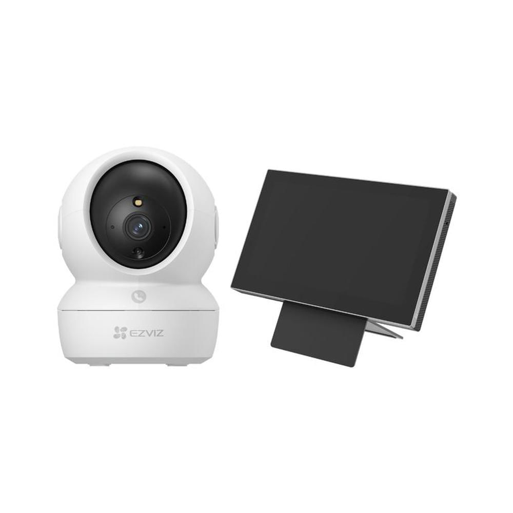 Cámara De Seguridad Inteligente Para Interiores H6C Full HD + Monitor SD7 -Ezviz