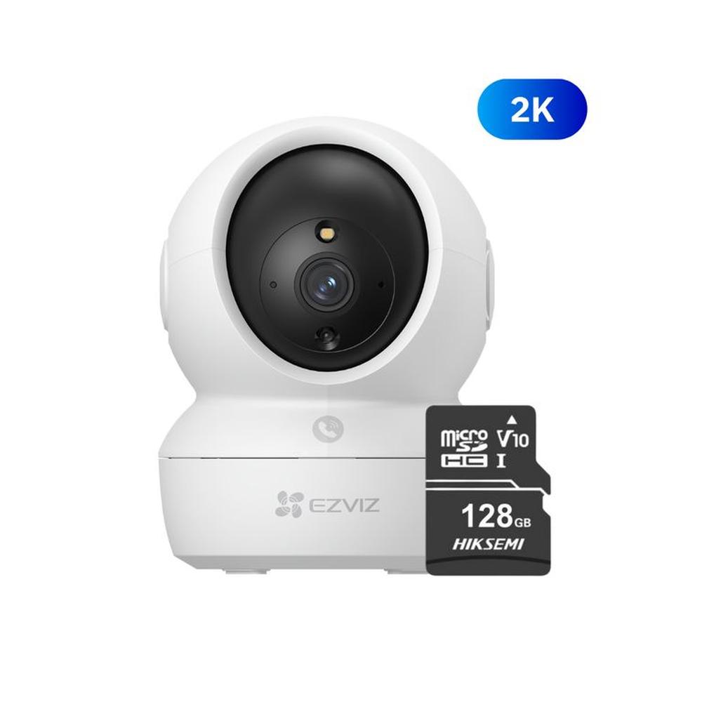 Cámara Inalámbrica Wifi 360º H6C 2K 4MP + Micro SD 128gb - Ezviz