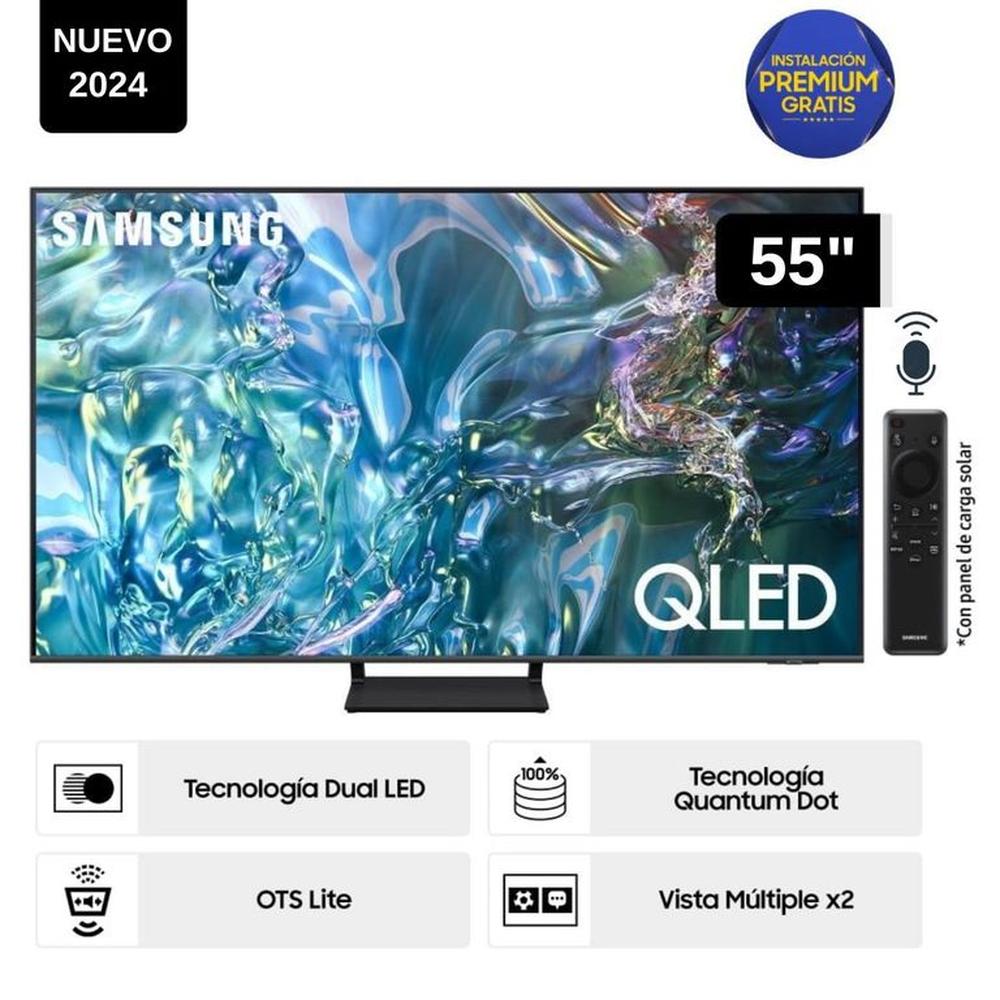 Televisor Samsung QLED Tizen OS Smart Tv 55"" 4K QN55Q65DAGXPE - Nuevo 2024