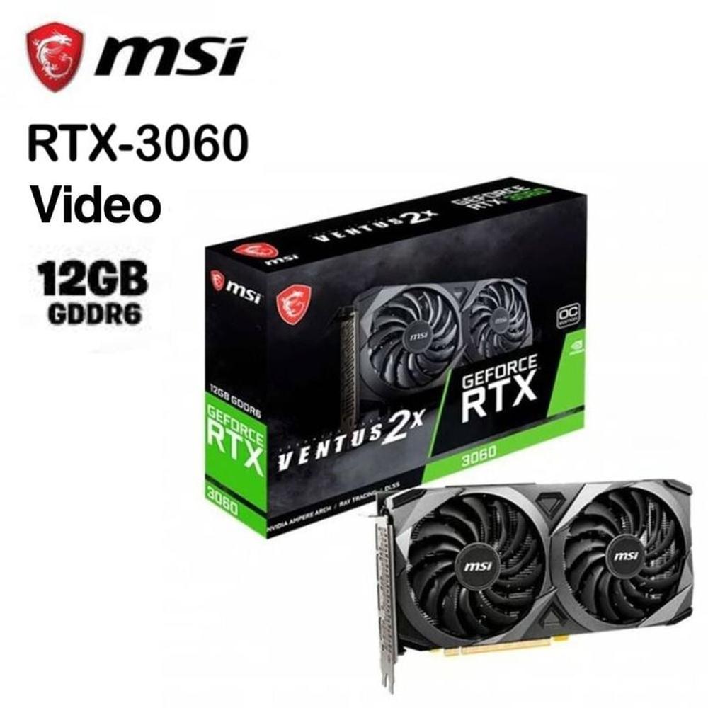 Tarjeta de Video MSI Nvidia RTX 3060 12GB GDDR6 GAMING