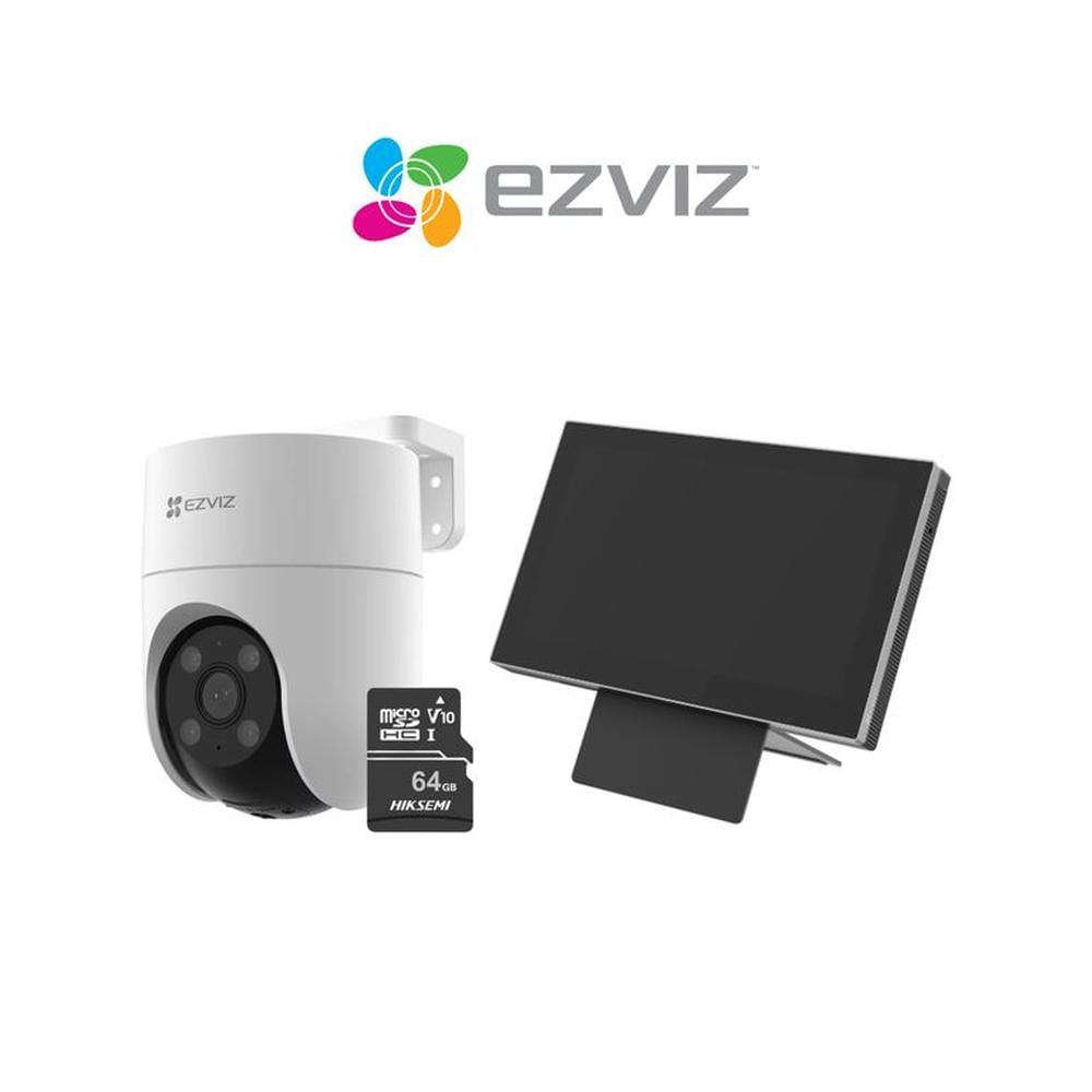 Cámara Inalámbrica H8C Full Hd + Monitor Táctil SD7 + Micro SD64gb - Ezviz