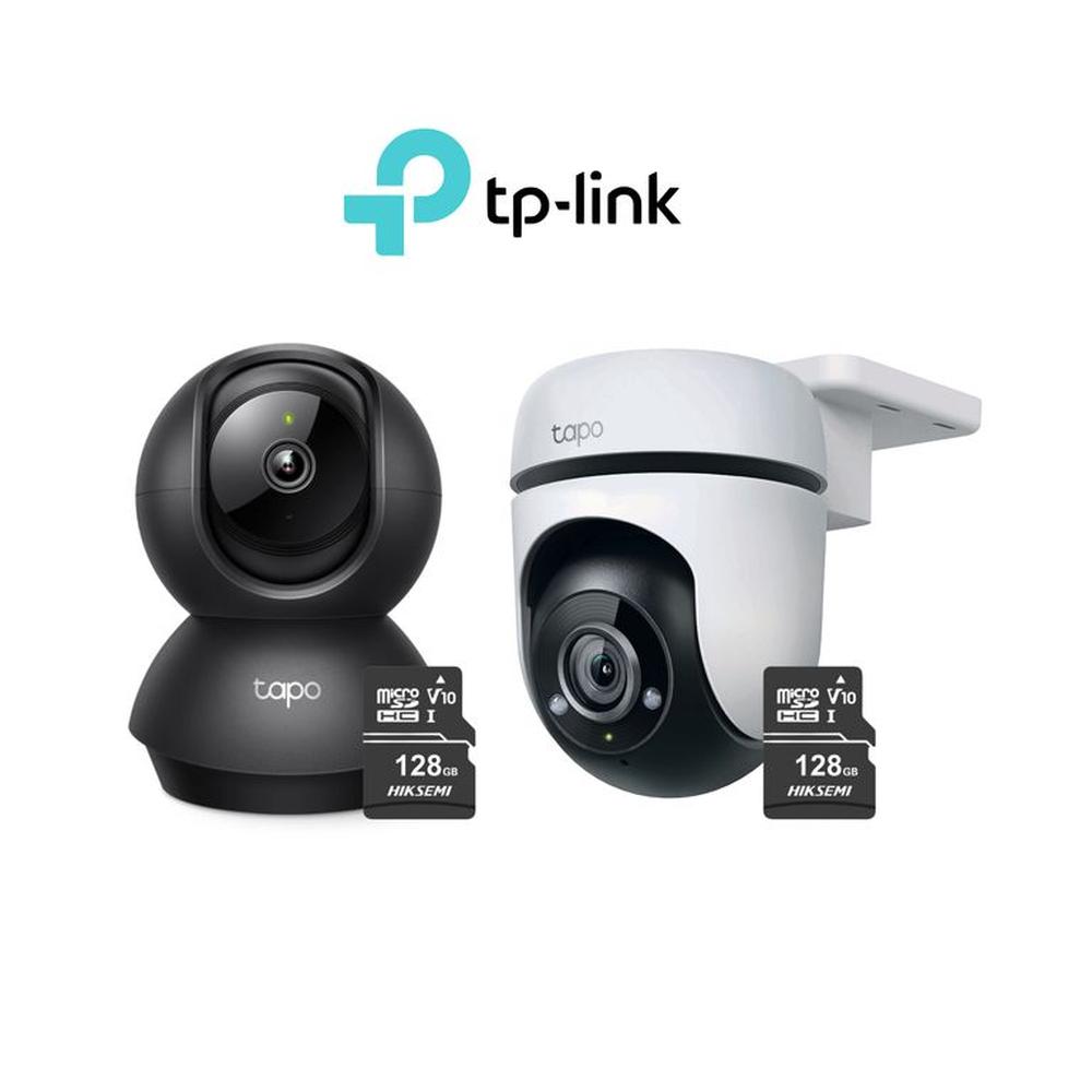 Cámara de seguridad 2K Tapo C211+ Tapo C510W + Micro SD 128 gb - Tp-Link