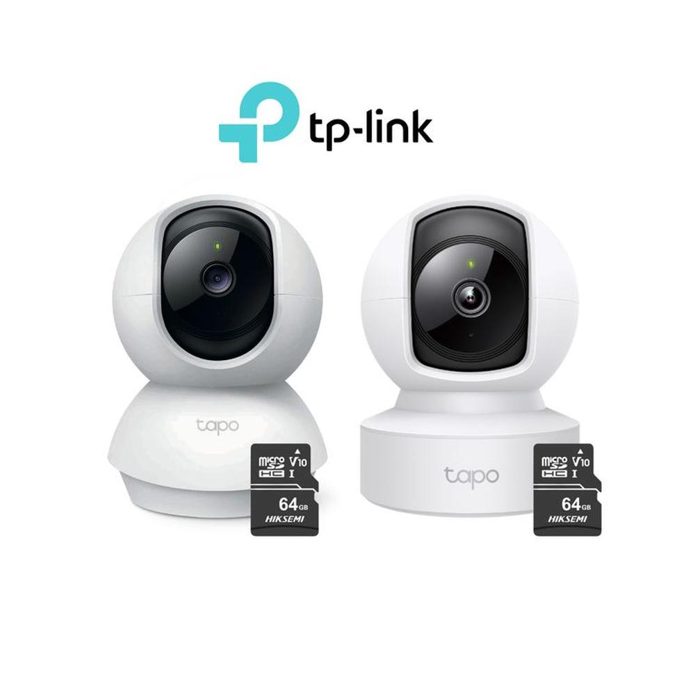 Kit de Cámaras de Seguridad Tapo C210 + Tapo C212 + Micro SD 64 gb - Tplink