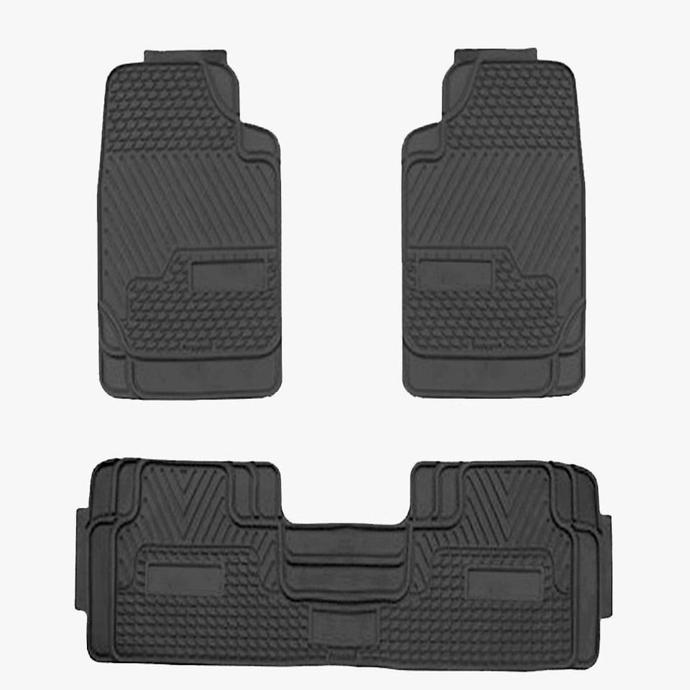 Pisos de Jebe PVC para Autos y Camionetas 3piezas