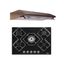 Cocina Empotrable Karad 5 Hornillas + Campana Extractora CK 901IX 90