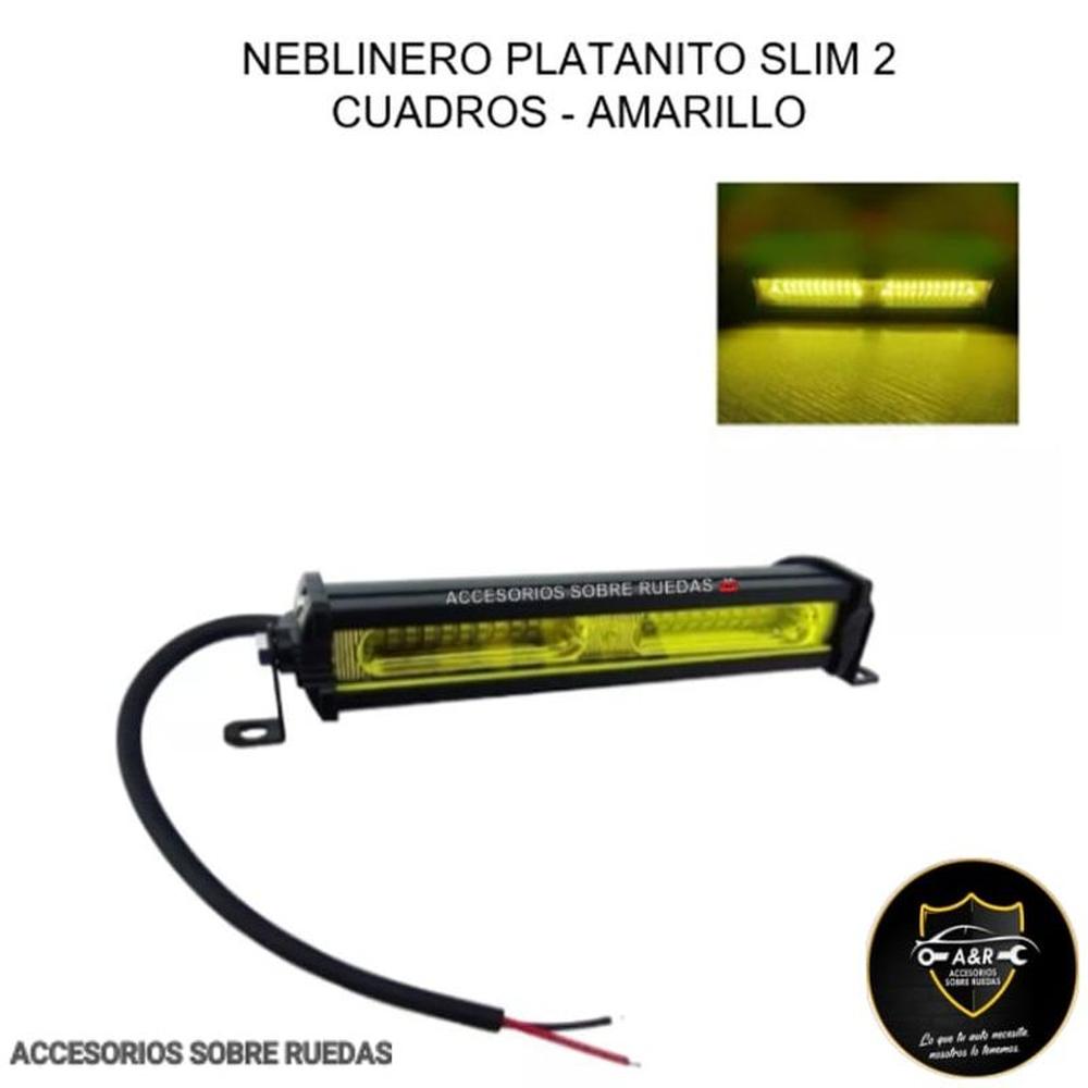 NEBLINERO PLATANITO SLIM 2 CUADROS AMARILLO FIJO