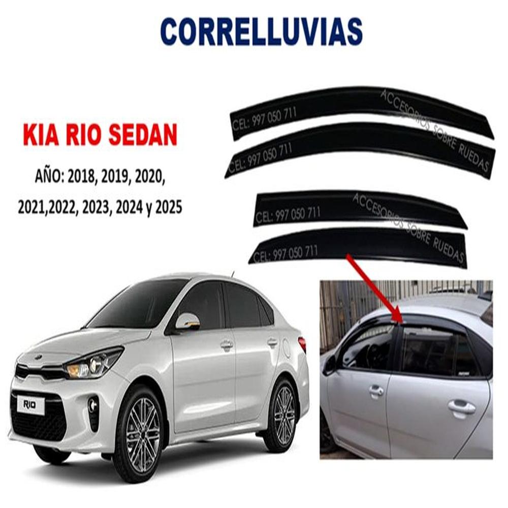 Correlluvias KIA RIO SEDAN año 2018 al 2025