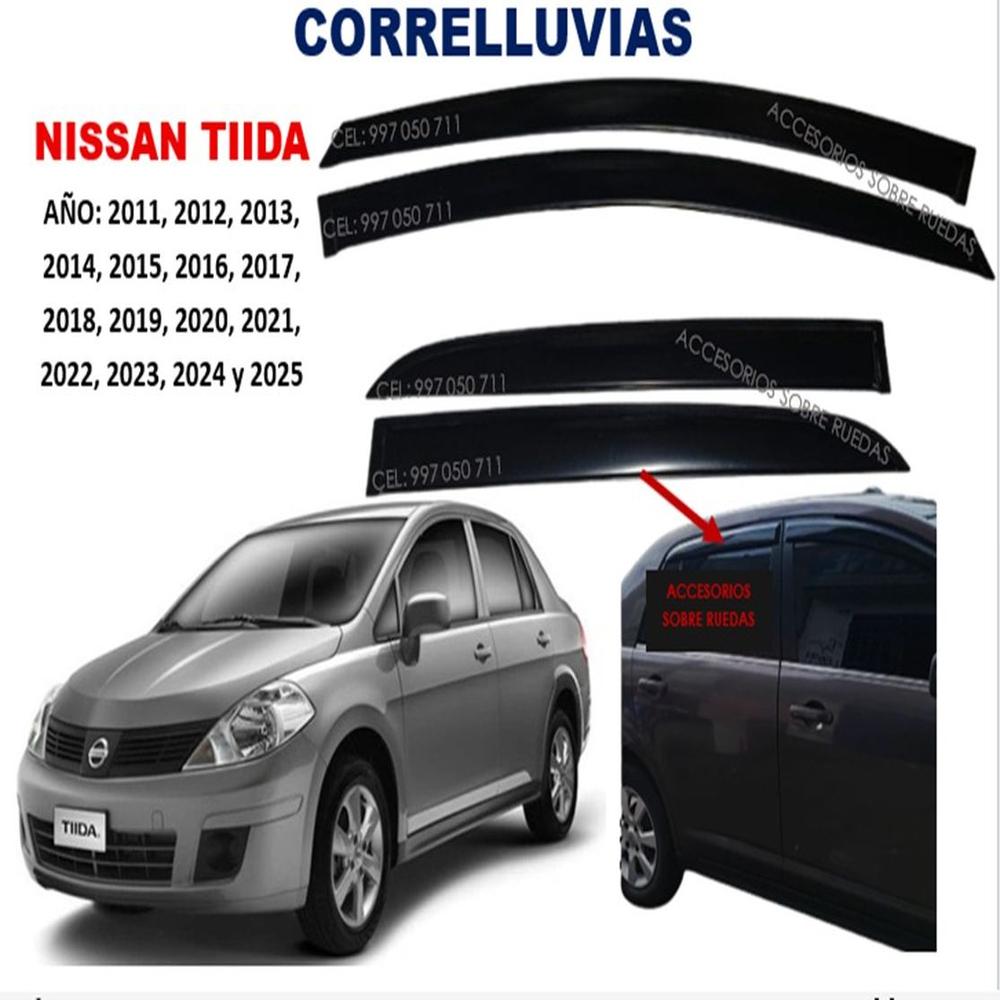 Correlluvias NISSAN TIIDA año 2011 al 2025