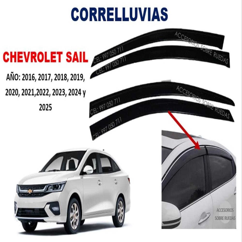 Correlluvias CHEVROLET SAIL año 2016 al 2025