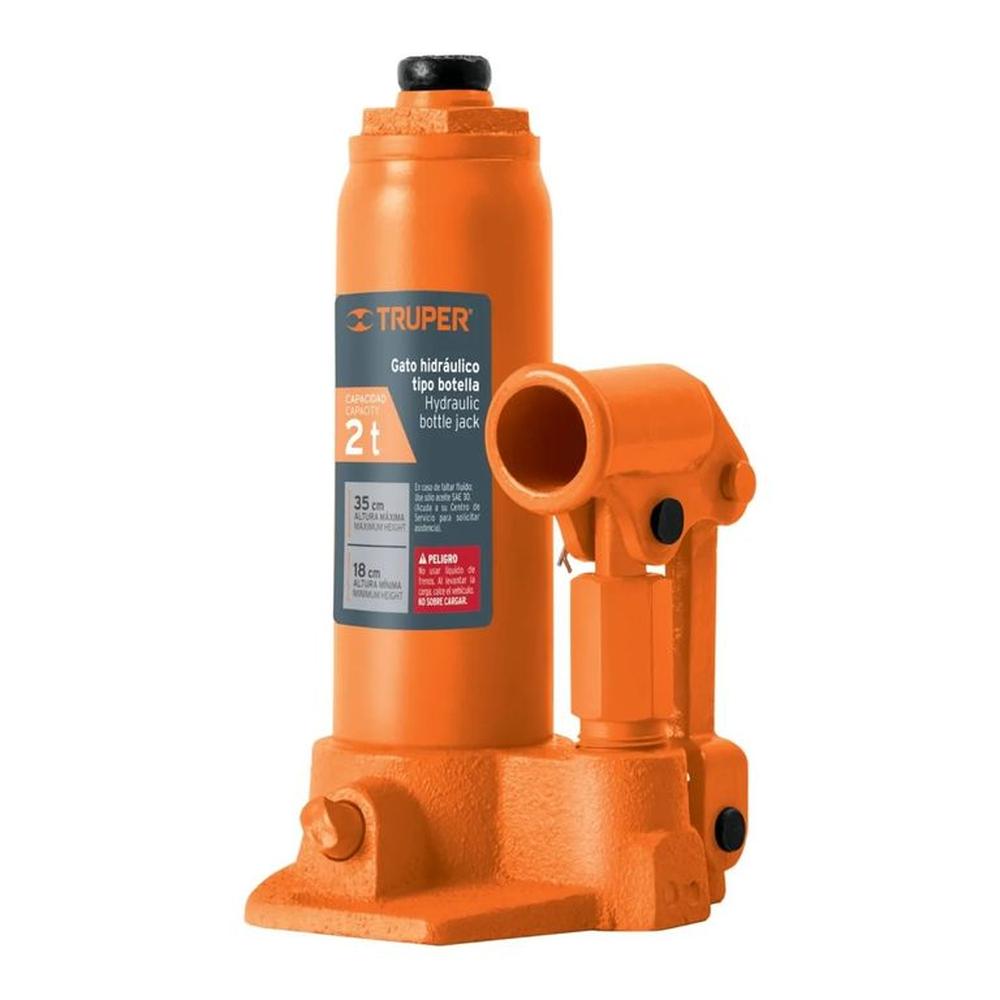 Gata Hidráulica Truper Tipo Botella de 2Toneladas