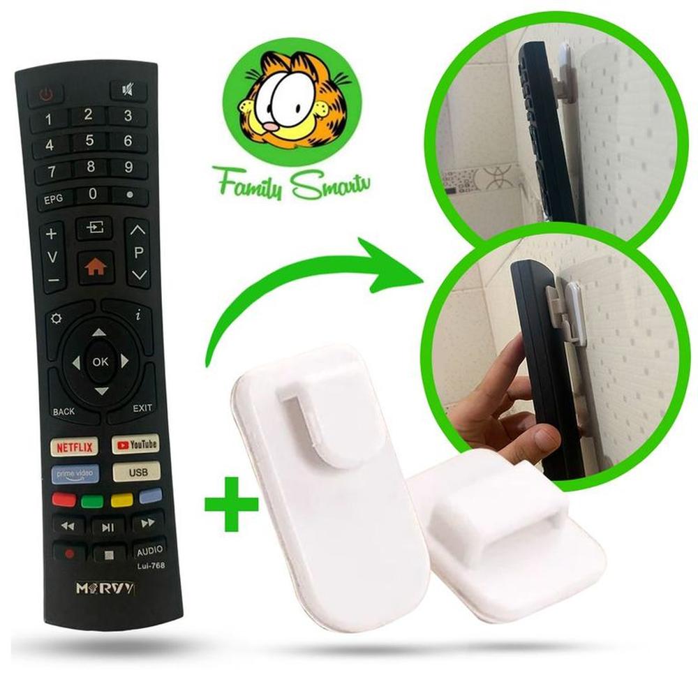 CONTROL REMOTO MIRAY SMART TV 4K + Soporte