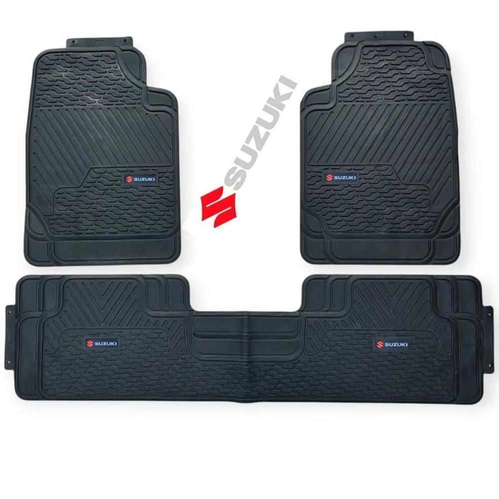 Piso De Jebe PVC Universal 3 Piezas Auto Camioneta Suzuki