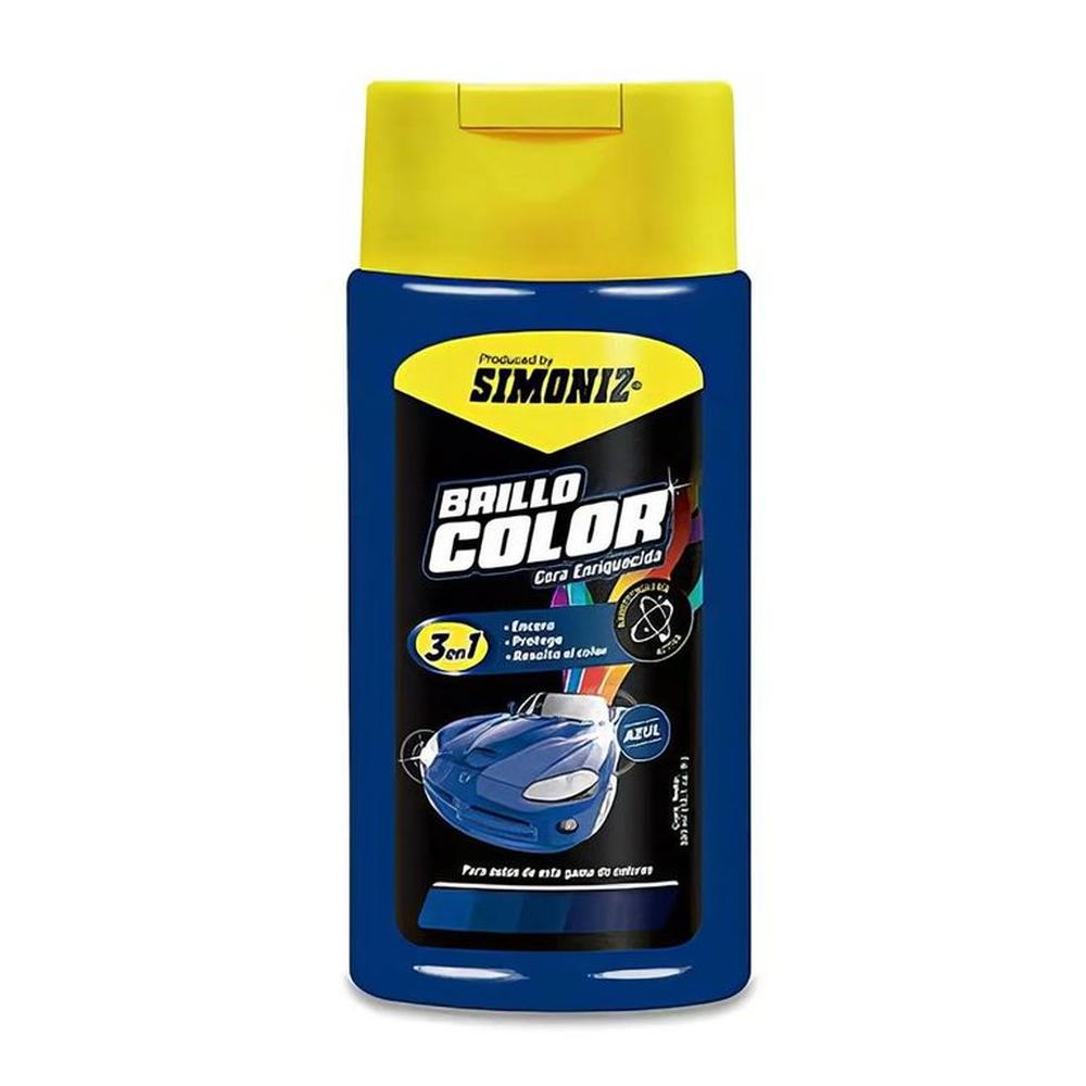 Cera Simoniz Líquida 500ML 3 En 1 Azul
