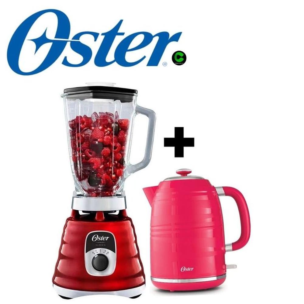 COMBO OSTER LICUADORA BLST4126R 053 Y HERVIDOR SANDIA