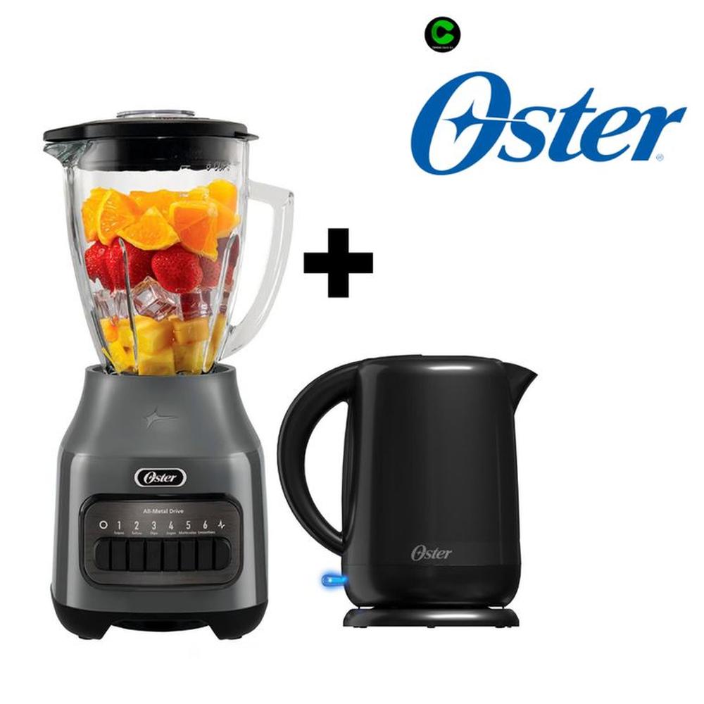 COMBO OSTER LICUADORA BLSTPEG-CPB-053 Y HERVIDOR BVSTKT3101