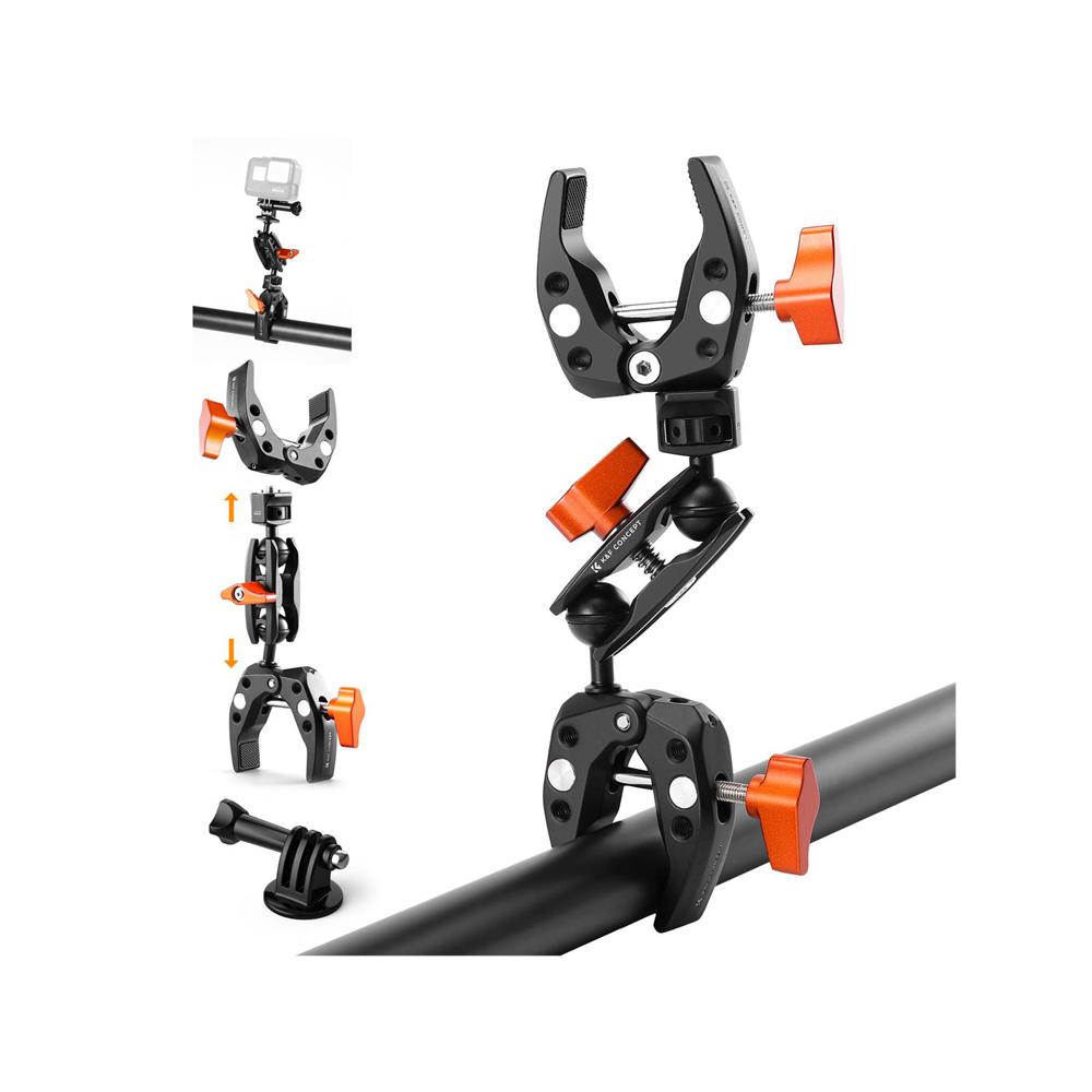 Super Clamp Doble para Camaras K&F Concept KF31.096