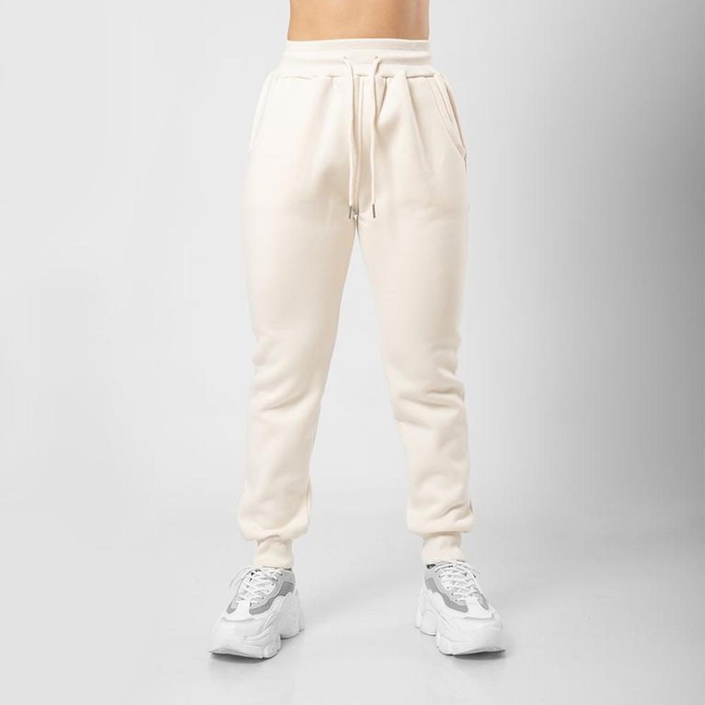 buzo jogger de algodón afranelado para mujer crema Arcoi S Crema buzo jogger de algodón afranelado para mujer crema Arcoi S Crema