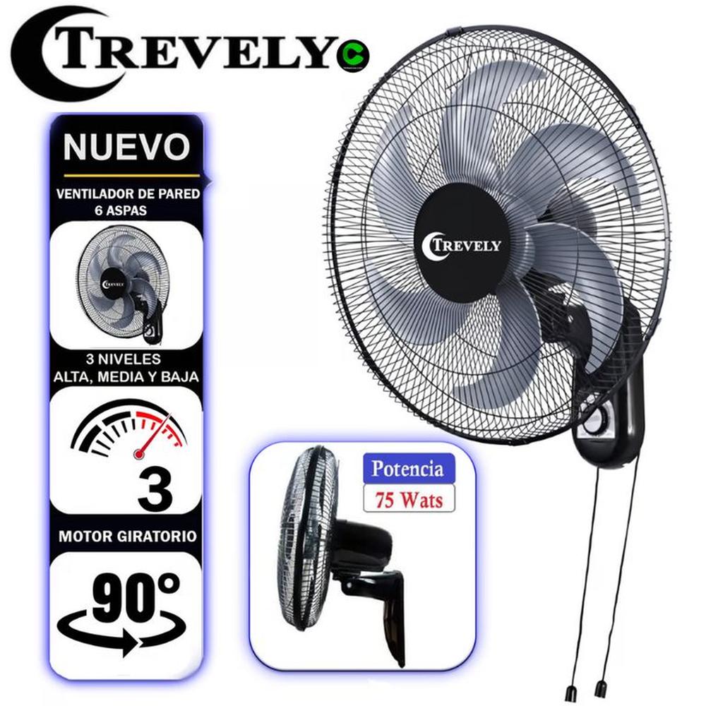 Ventilador de Pared TREVELY 18¨ Pulgadas VT-182 75W
