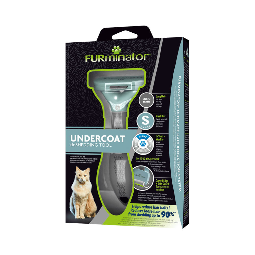 Furminator Cepillo Deslanador Para Gatos Pequeños Pelo Largo Furminator Cepillo Deslanador Para Gatos Pequeños Pelo Largo