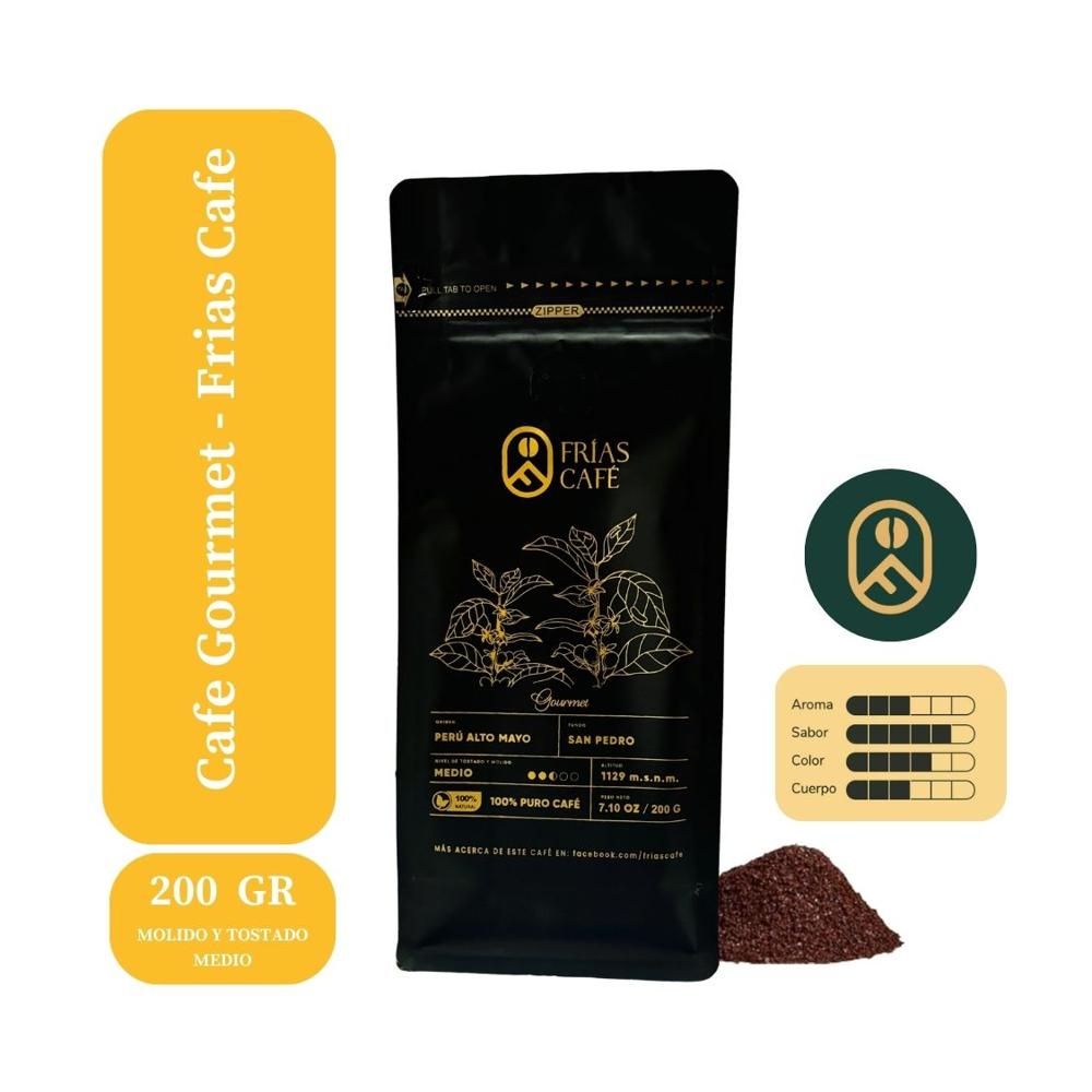 Café De Origen Gourmet Tostado y Molido Frias Cafe 200 gr