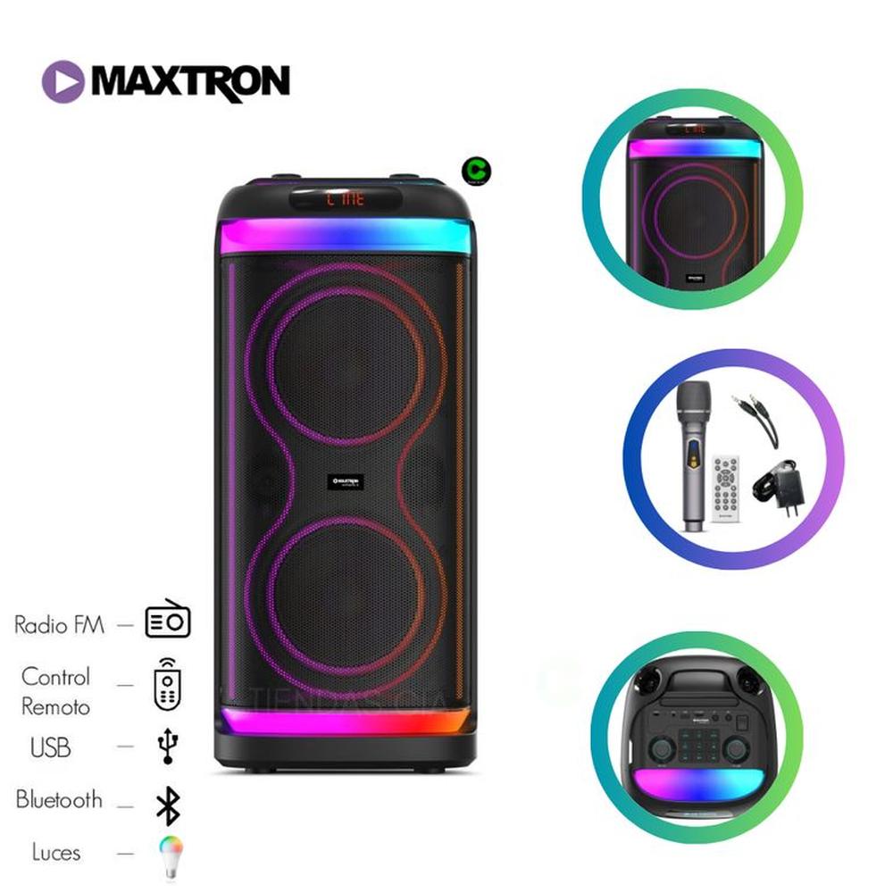 Parlante Torre Maxtron Hypnotic 6.5"" x 2 - MX 608D