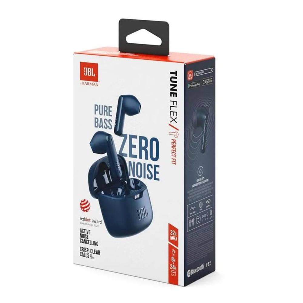 Audifonos JBL Tune Flex Azul con Cancelación de Ruido Audifonos JBL Tune Flex Azul con Cancelación de Ruido