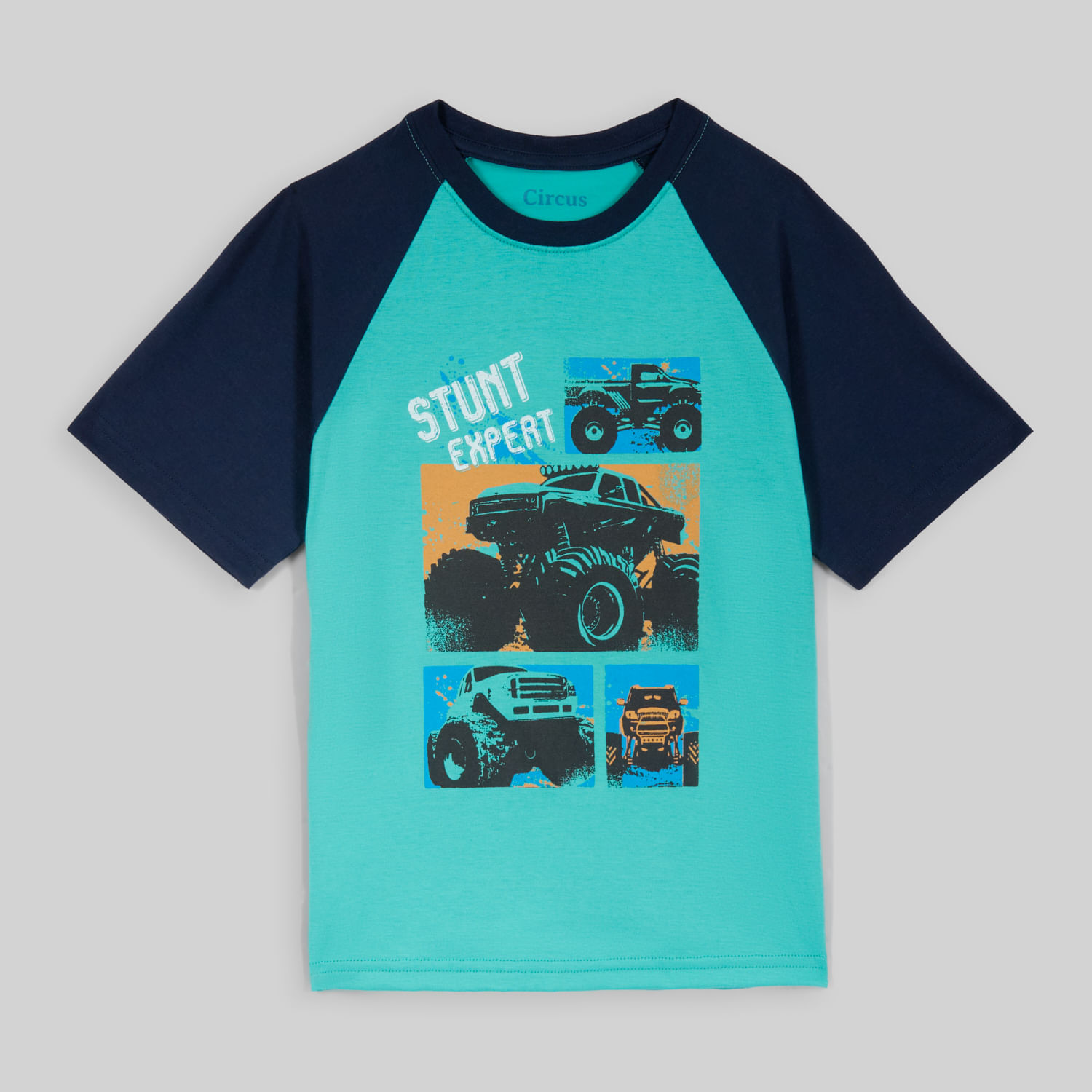 Polo Para Niño Circus Manga Corta Ranglan Rt