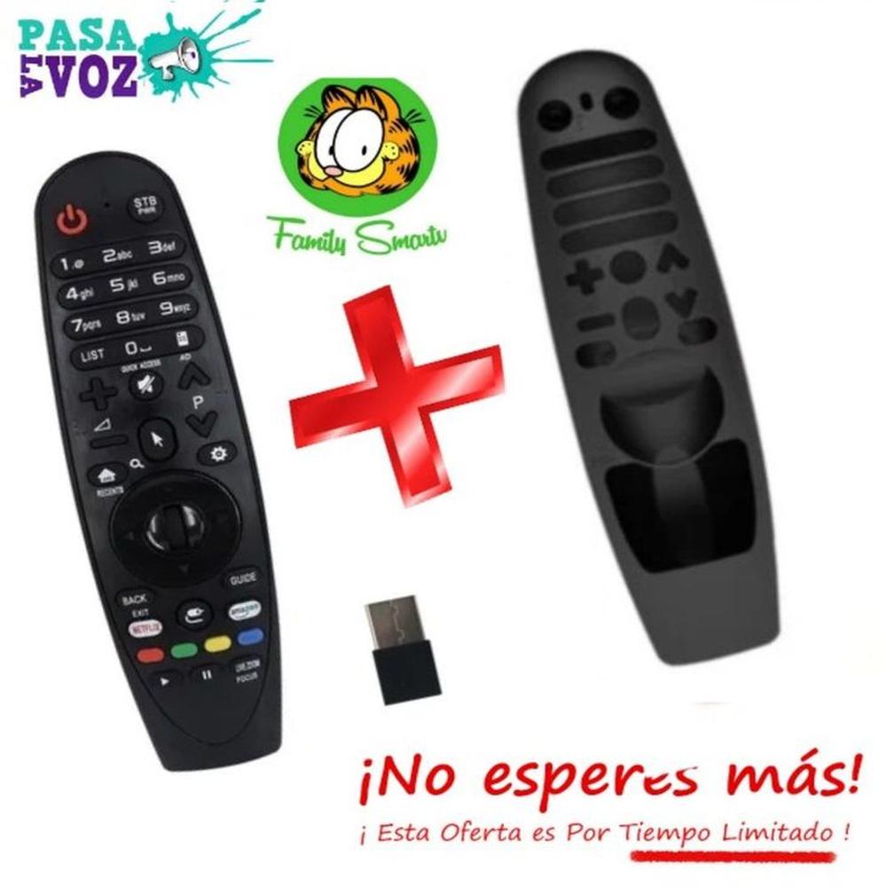 Control Remoto LG Universal Magic -Mr500-Mr600-Mr650 Funda Negra