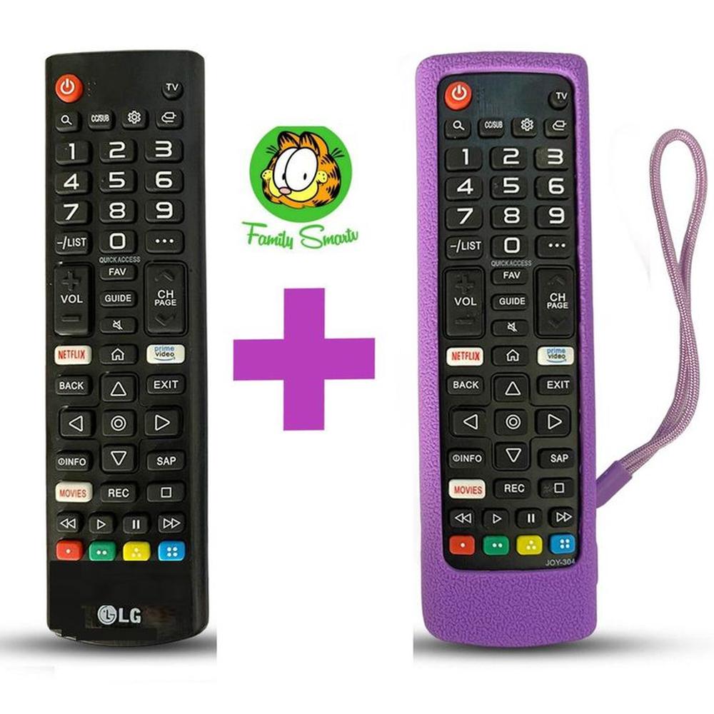Control Remoto Para tv lg Smart 4k Modo futbol Funda Purpura