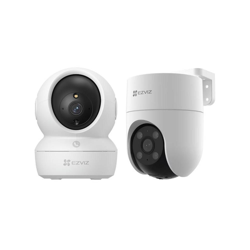 Kit de cámaras de seguridad inteligente H6C Full HD + H8C 2MP - Ezviz