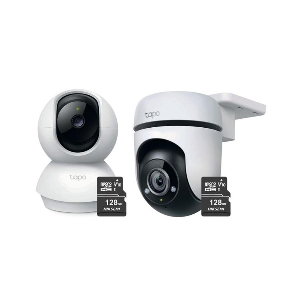 Kit De Cámaras De Seguridad Tapo C200 + Tapo C500 + Micro SD 128 gb - Tp-link