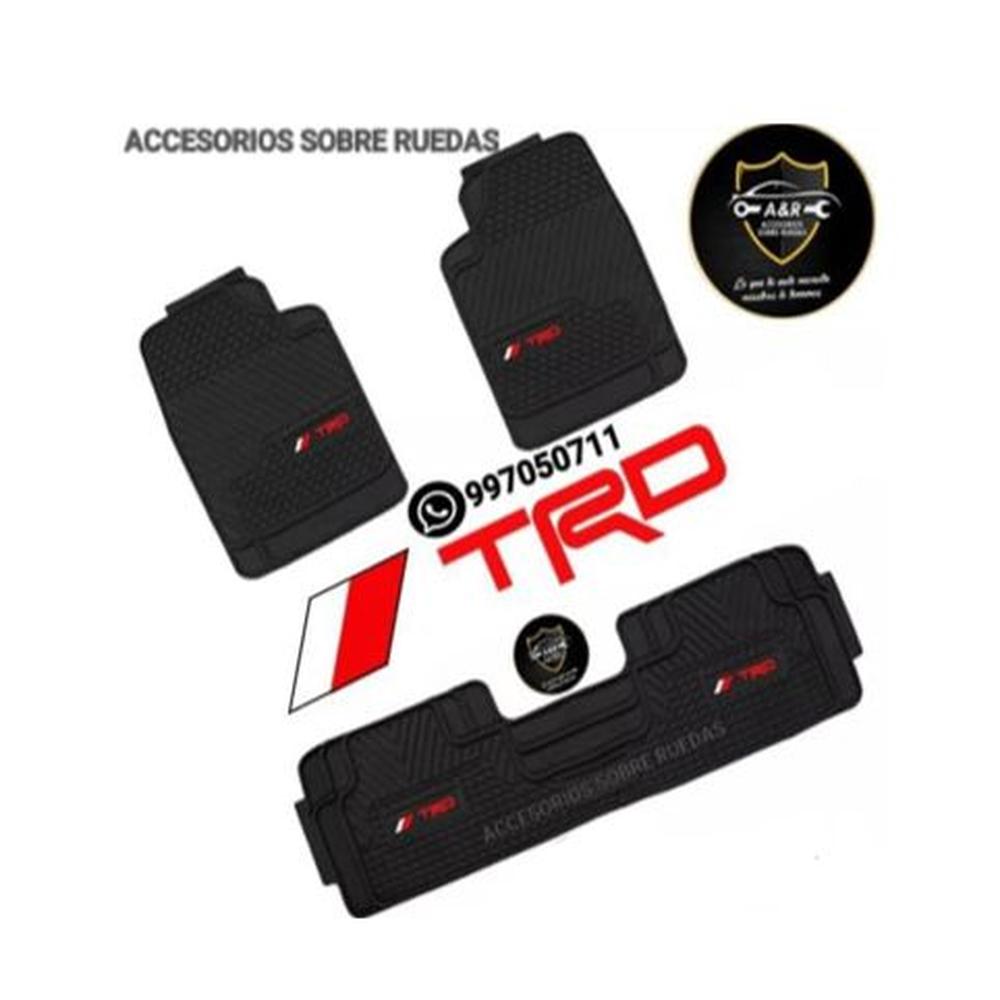 Pisos TRD para Autos y Camionetas 3piezas