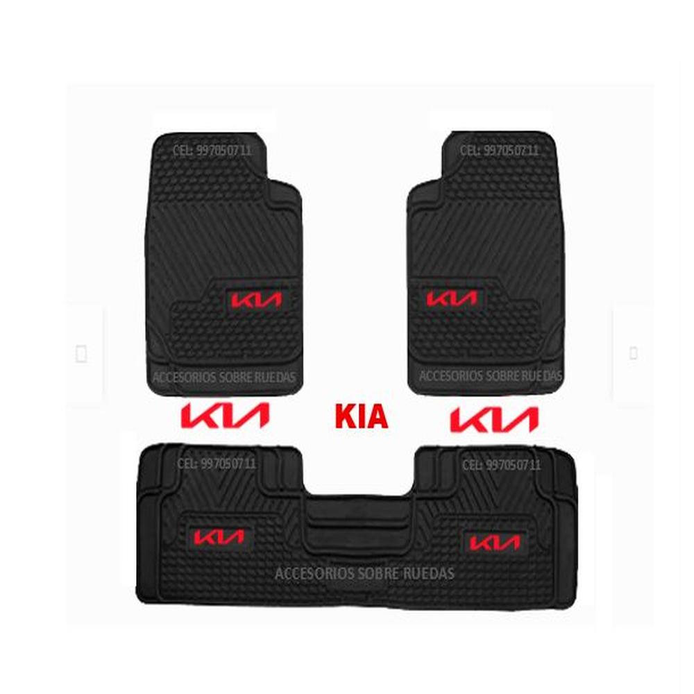 Pisos KIA para autos y camionetas 3piezas