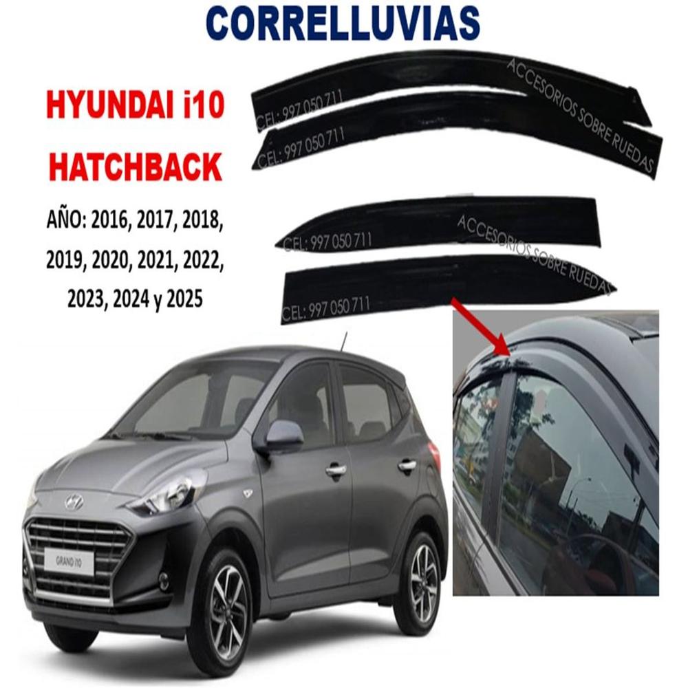 Correlluvias HYUNDAI i10 HATCHBACK año 2016 al 2025