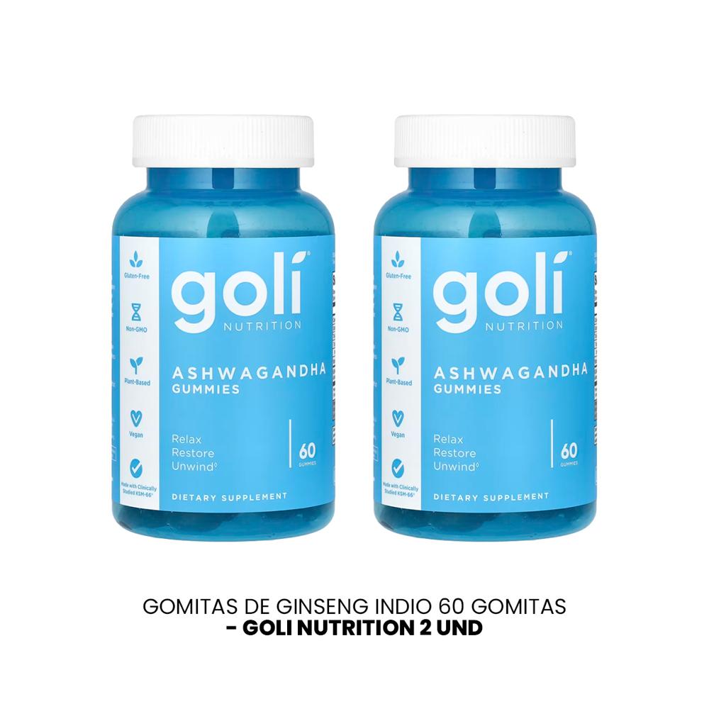 Goli Ashwagandha Gummies - 60 gomitas 2 Uni