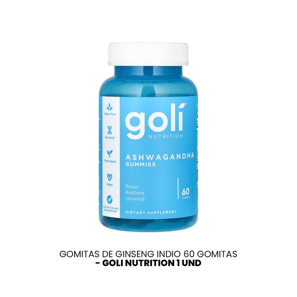 Goli Ashwagandha Gummies - 60 gomitas