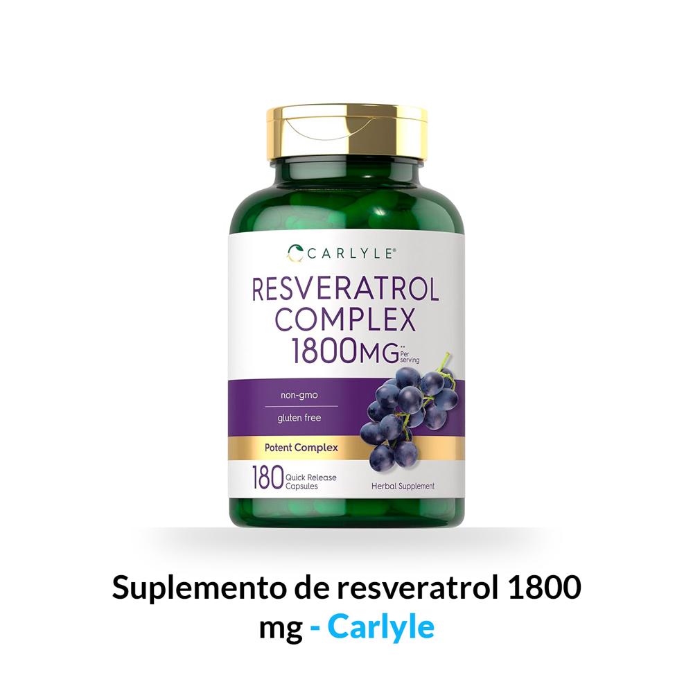 Suplemento de resveratrol 1800 mg - Carlyle