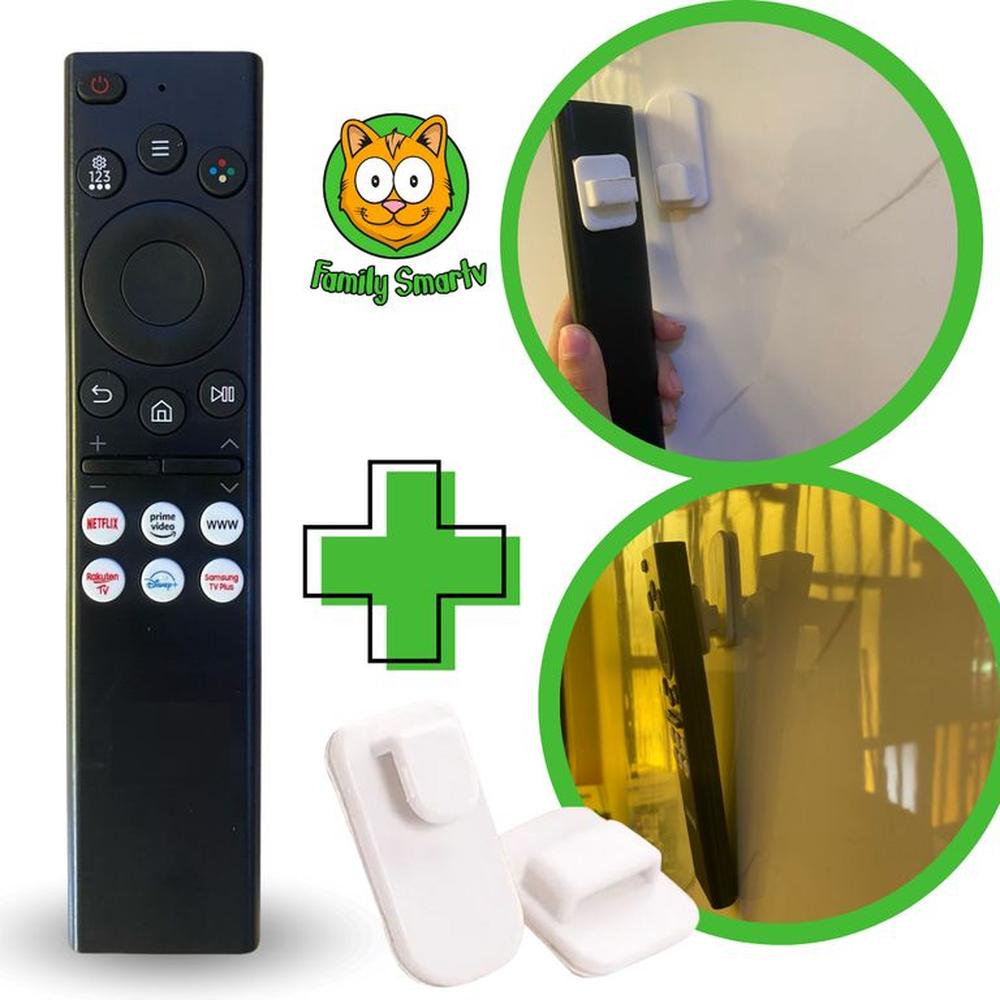 Control Remoto Samsung Plano Smart Tv 2025 + Soporte