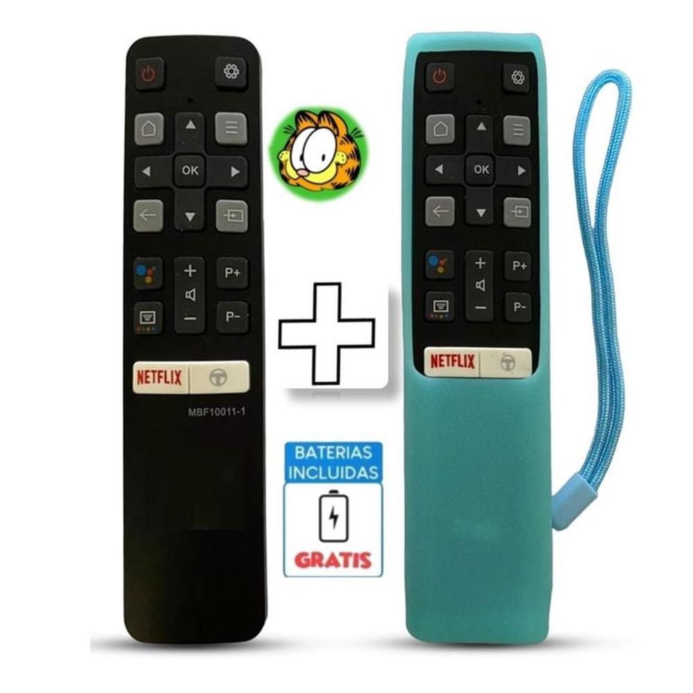 Control Remoto Tcl Generico Smart Modelo RC802V Funda Turquesa