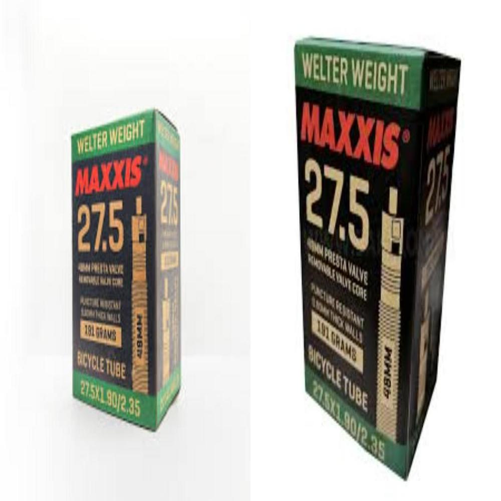 DOS CÁMARAS MAXXI 27.5 VÁLVULA PRESTA PARA BICICLETA DOS CÁMARAS MAXXI 27.5 VÁLVULA PRESTA PARA BICICLETA
