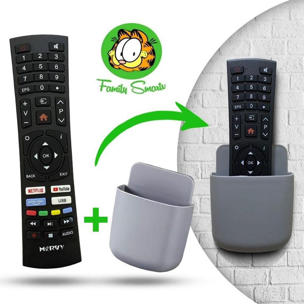 Control Genérico MIRAY SMART TV 4K + Soporte de pared multifuncional